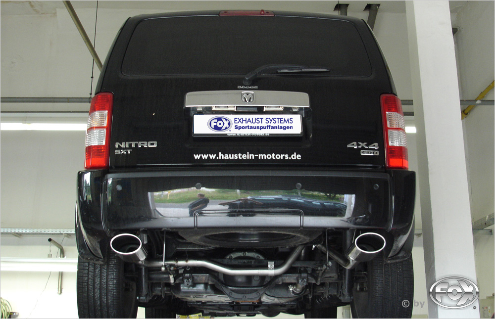 Fox Sportuitlaat Dodge Nitro uitlaatsysteem rechts/links - 140x90 type 32 rechts/links