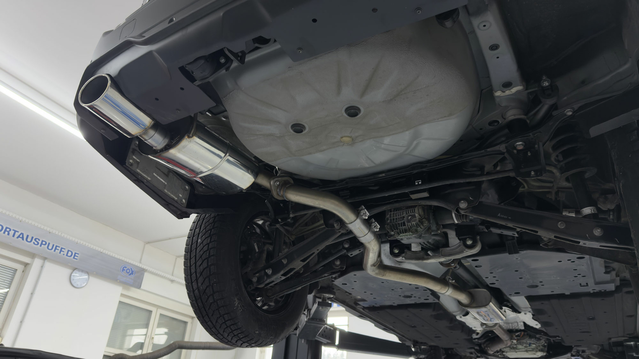 Fox Sportuitlaat Subaru Outback BT uitlaatsysteem bestaande uit voor- en achterdemper - uitlaatpijp 140x90 type 44
