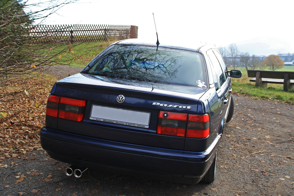 Fox Sportuitlaat VW Passat 35i - geproduceerd vanaf oktober 1993 - Achterdemper - 2x80 Type 13