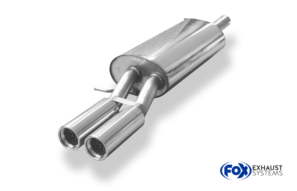 Fox Sportuitlaat VW Passat 3B/3BG Achterdemper - 2x76 Type 13