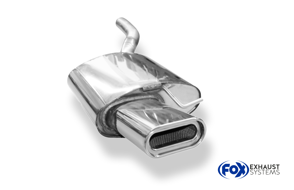 Fox Sportuitlaat VW Passat 3C/ 3C CC Achterdemper &Oslash;63,5 mm - 160x80 Type 53
