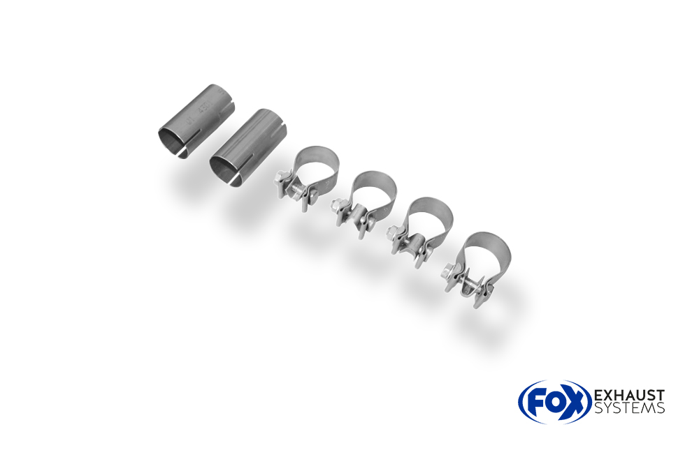Fox Sportuitlaat VW Passat 3C 4-Motion accessoires voor het monteren van VW024070-VSD/VER op de originele achterdemper.