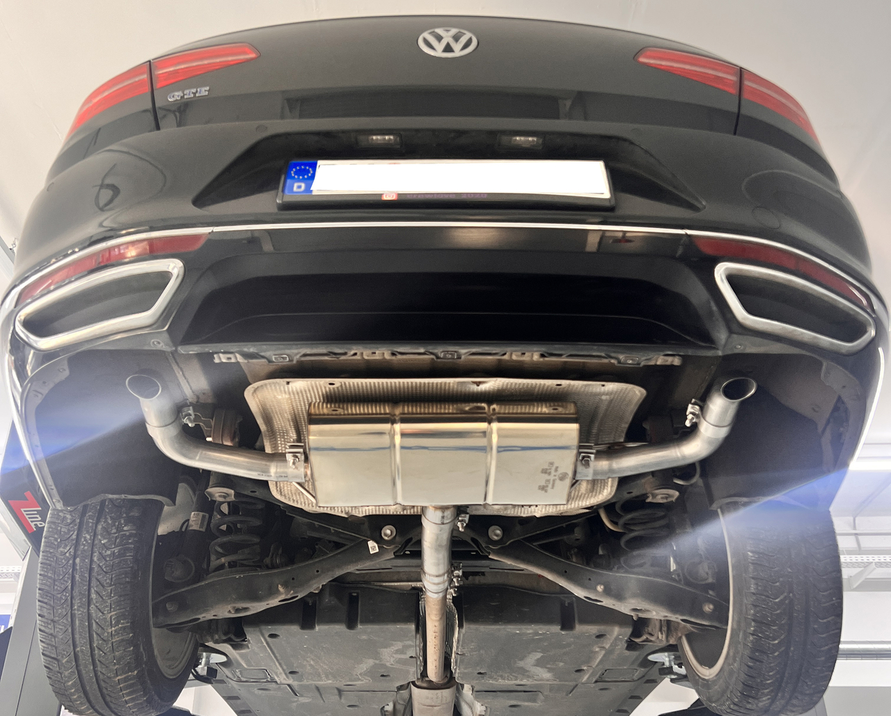 Fox Sportuitlaat VW Passat B8 GTE achterdemper, rechter/linker uitlaat - uitlaatpijpen achter de bumper