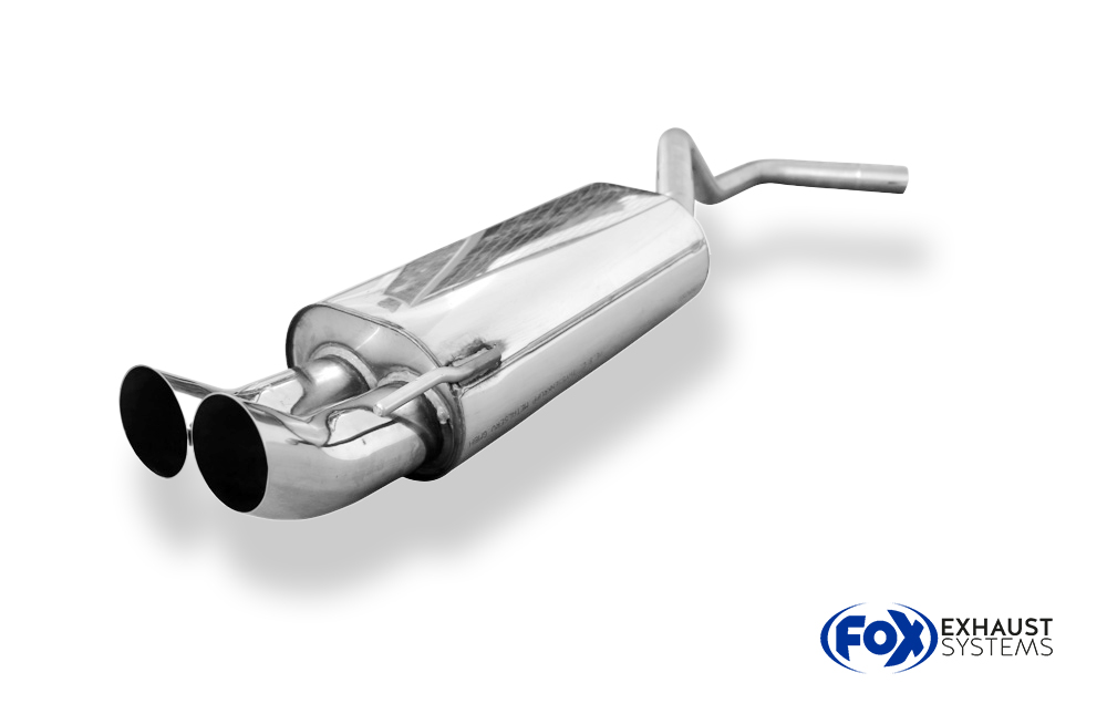 Fox Sportuitlaat VW Polo 6N dubbele uitlaatdemper - 2x76 Type 18