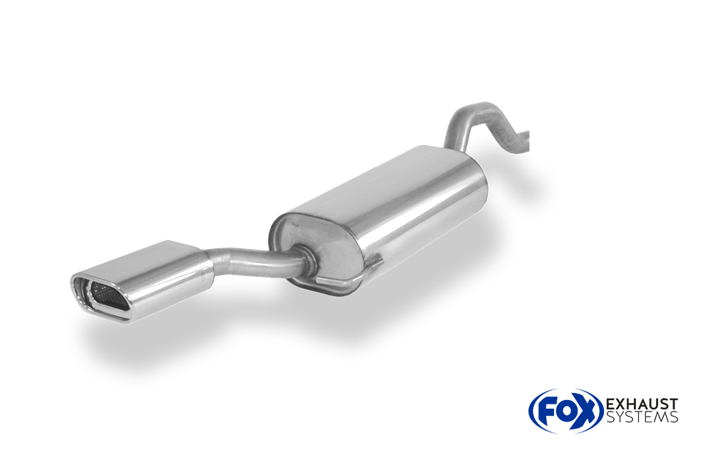 Fox Sportuitlaat Achterdemper Seat Cordoba 6K, 6K/C/ VW Polo 6N Classic/ Variant - 135x80 Type 53
