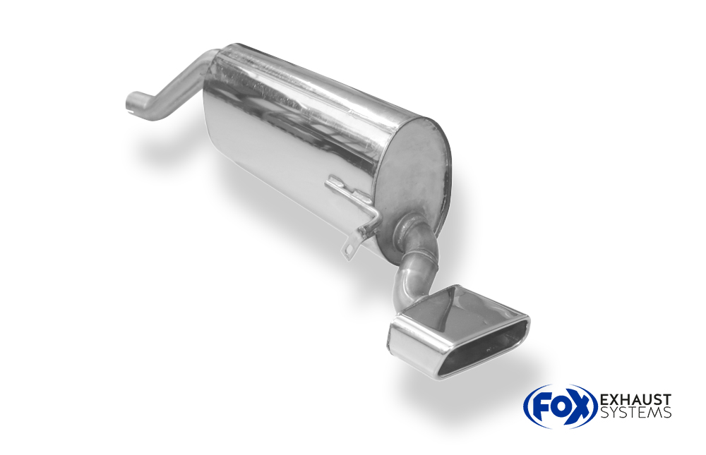 Fox Sportuitlaat VW Polo AW1 achterdemper - 145x65 Type 59