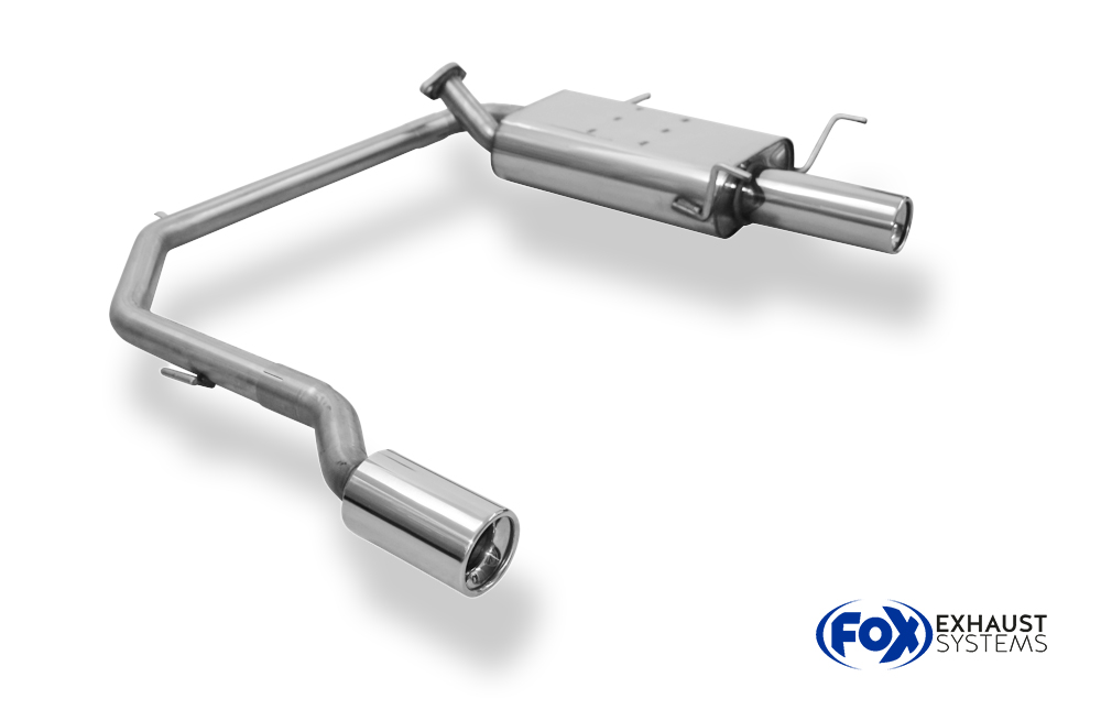 Fox Sportuitlaat Nissan Primera P11 - Achterdemper voor 4/5-deurs sedan, uitlaat rechts/links - 1x90 type 13 rechts/links