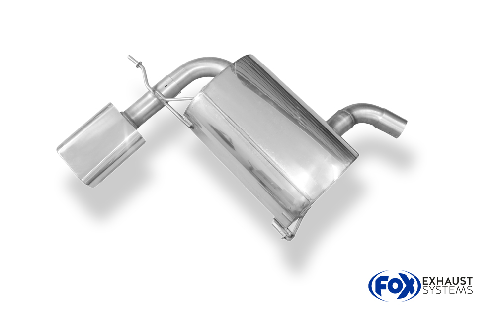Fox Sportuitlaat Audi Q3 quattro diesel achterdemper - 160x80 type 53