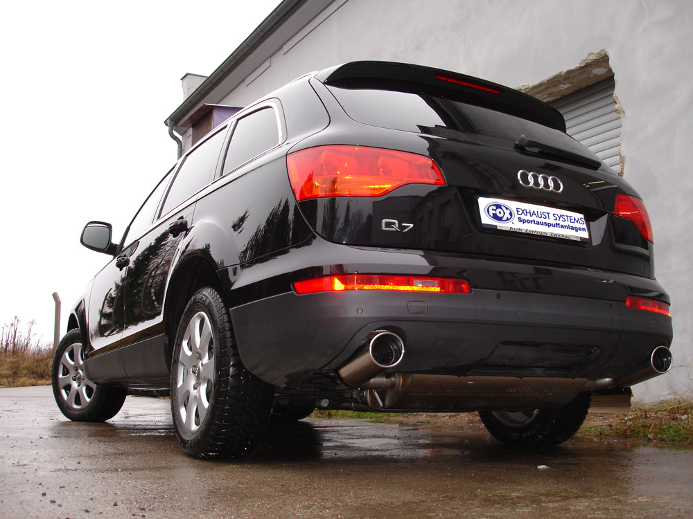 Fox Sportuitlaat Audi Q7 - 3.0l TDI Achterdemper Rechts/Links Uitlaat - 129x106 Type 32 Rechts/Links