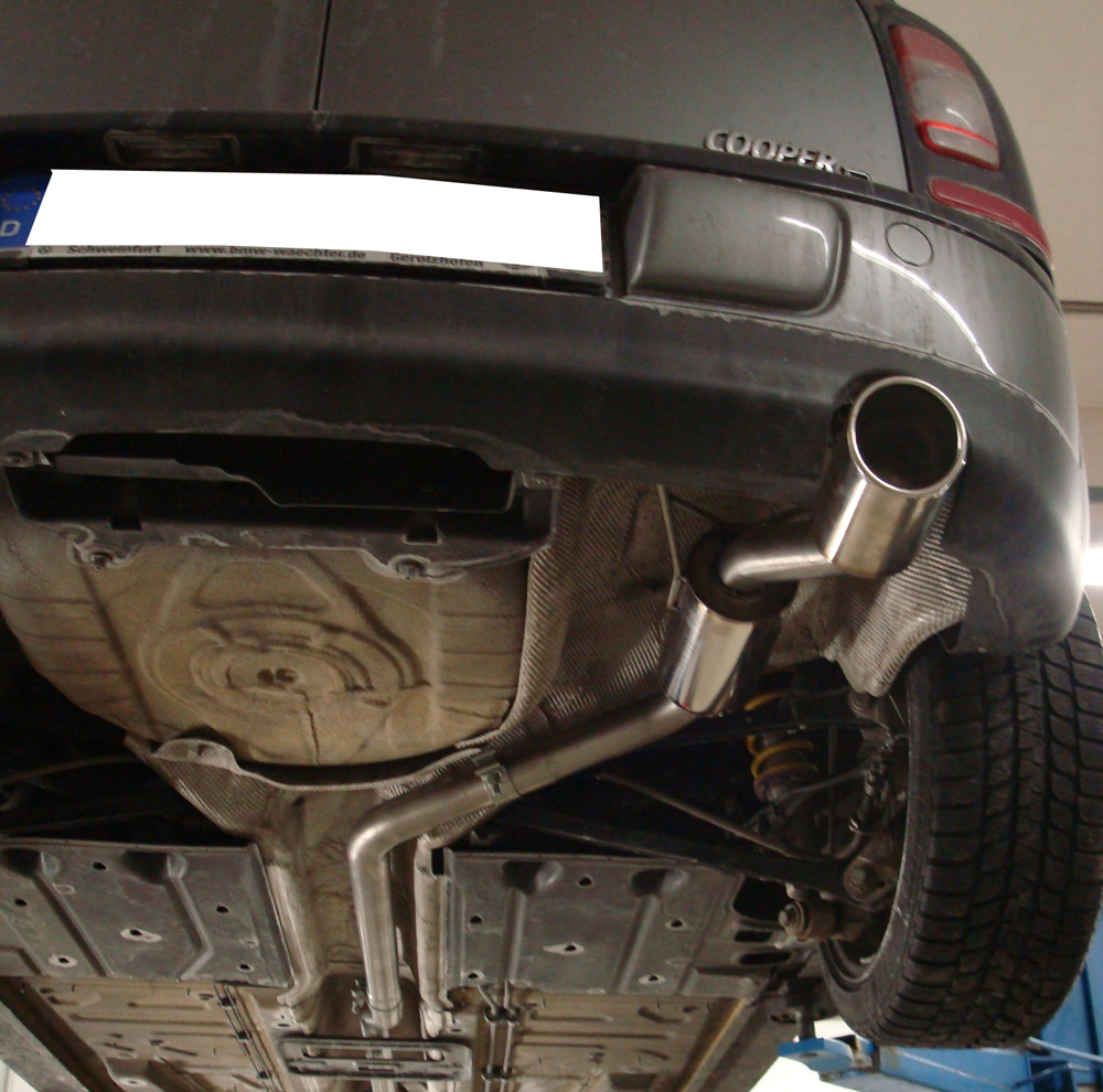 Fox Sportuitlaat Mini Cooper Clubman R55 achterdemper - 1x100 Type 17