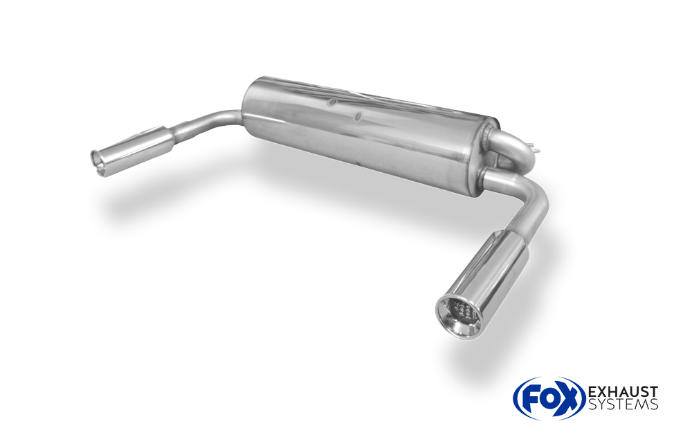 Fox Sportuitlaat Toyota RAV4 II - 5-deurs achterdemper, uitgang rechts/links - 1x90 type 13 rechts/links