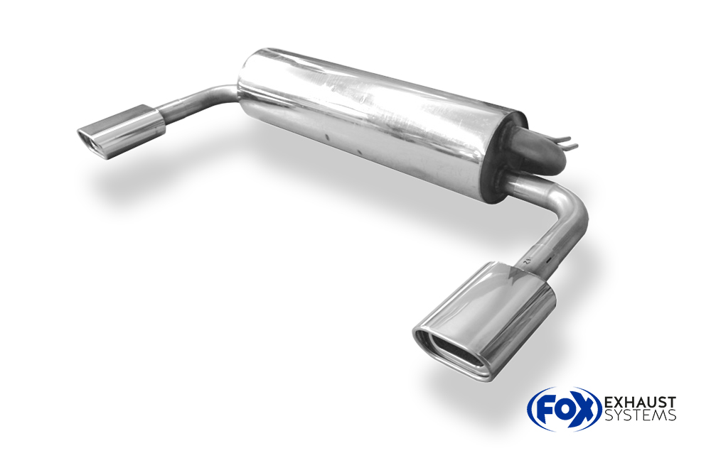 Fox Sportuitlaat Toyota RAV4 II - 5-deurs achterdemper, uitlaat rechts/links - 135x80 type 53 rechts/links