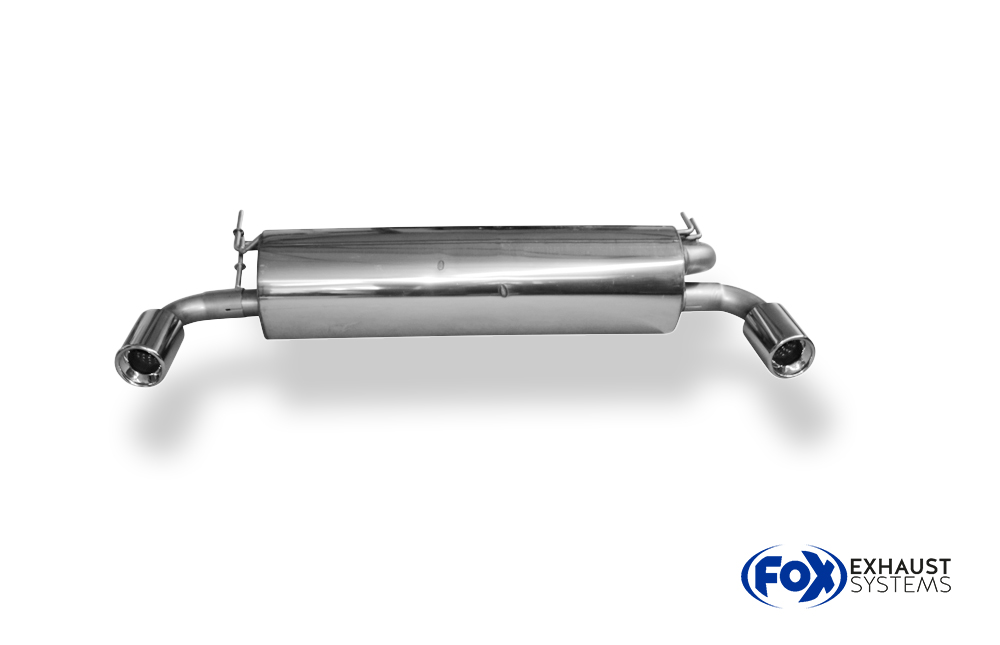 Fox Sportuitlaat Toyota RAV4 II - 3-deurs achterdemper, uitgang rechts/links - 1x90 type 13 rechts/links