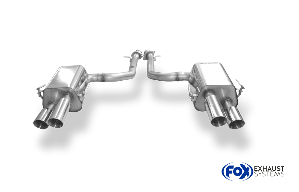 Fox Sportuitlaat Lexus RC F achterdemper rechts/links - 2x80 type 25 rechts/links