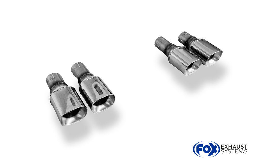 Fox Sportuitlaat Lexus RC200T uitlaatpijpen - 2x88x79 Type 73 rechts/links voor FOX achterdemper met klem