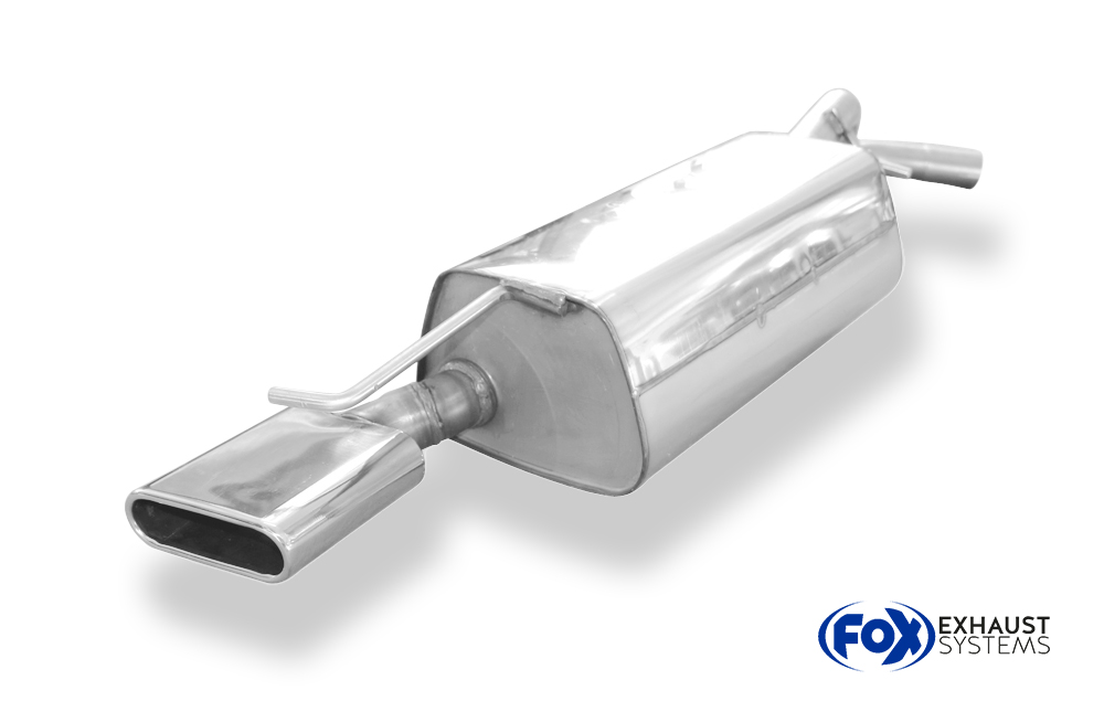 Fox Sportuitlaat Skoda Roomster 5J einddemper - 130x50 Type 52