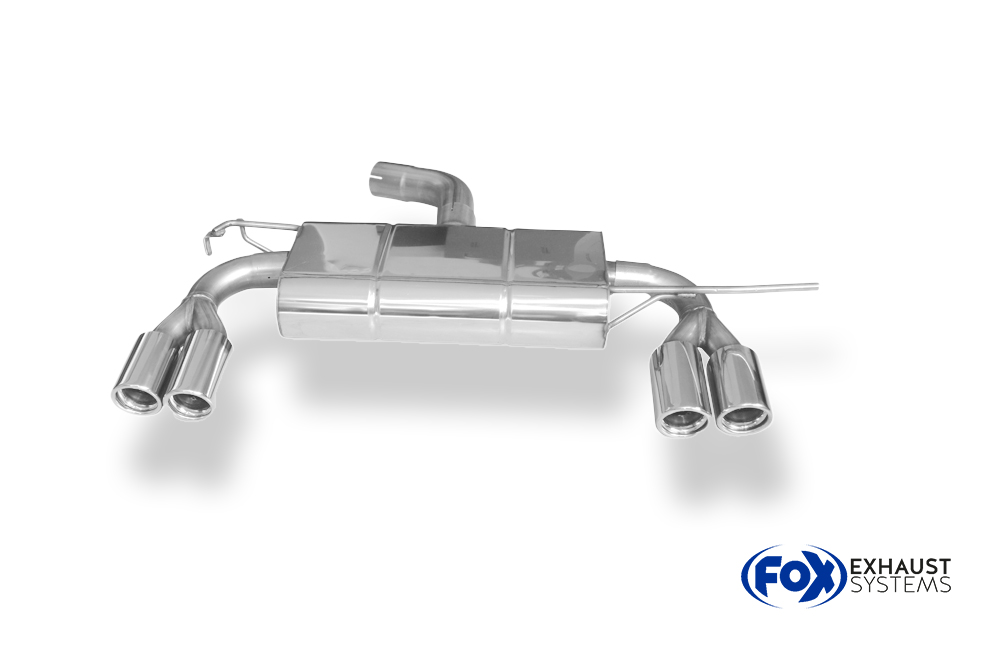 Fox Sportuitlaat VW Scirocco - 13 Achterdemperuitlaat rechts/links - 2x76 Type 17 rechts/links
