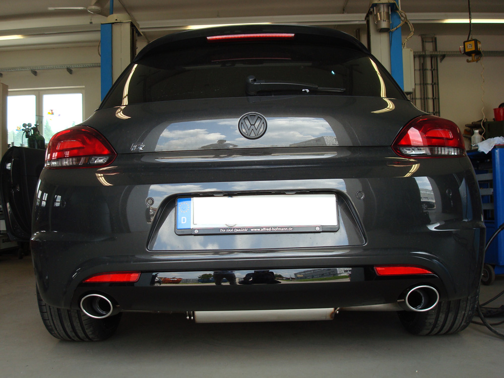 Fox Sportuitlaat VW Scirocco - 13 - R-Rear Achterdemper Rechts/Links Uitlaat - 115x85 Type 32 Rechts/Links