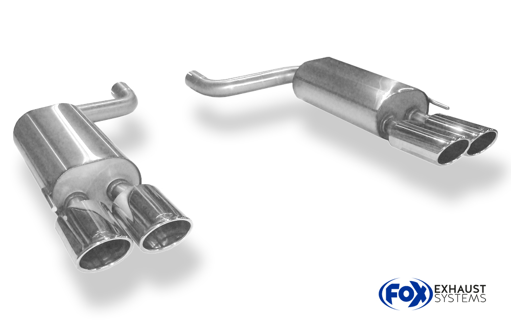 Fox Sportuitlaat Mercedes S-Klasse W220 achterdemper rechts/links - 2x115x85 type 32 rechts/links