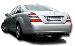 Fox Sportuitlaat Mercedes S-Klasse W221 achterdemper rechts/links - 2x115x85 type 32 rechts/links