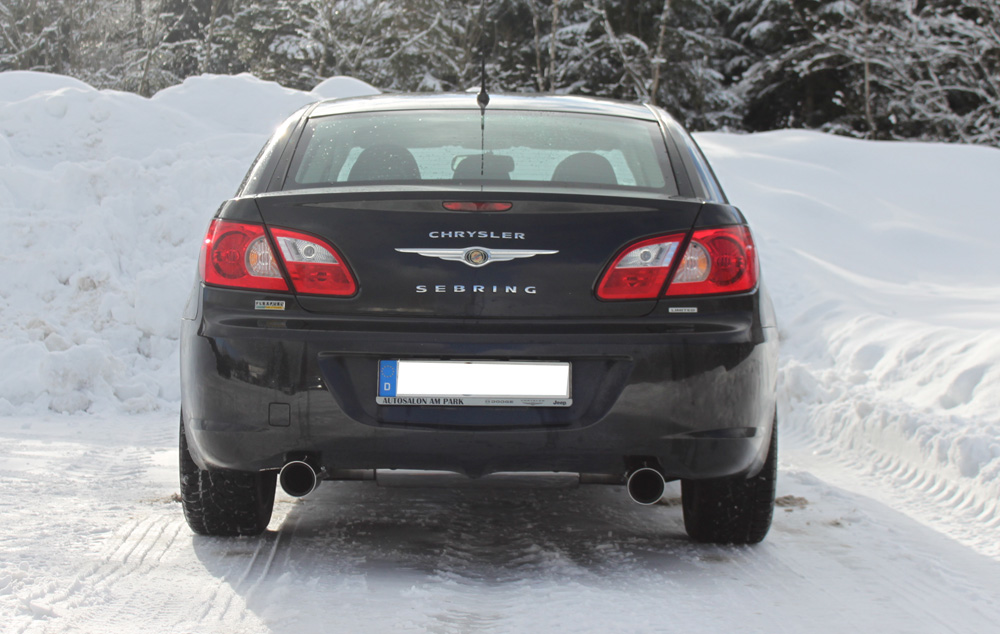 Fox Sportuitlaat Chrysler Sebring Sedan Type JS Achterdemper Rechts/Links - 1x100 Type 25 Rechts/Links