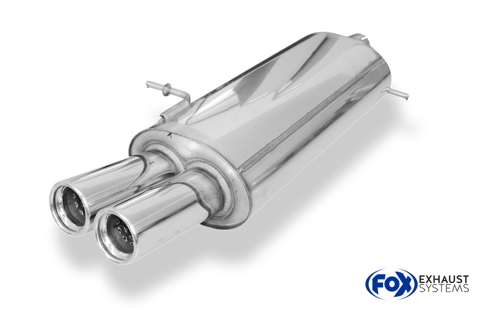 Fox Sportuitlaat VW Sharan Type 7M Achterdemper - 2x80 Type 13