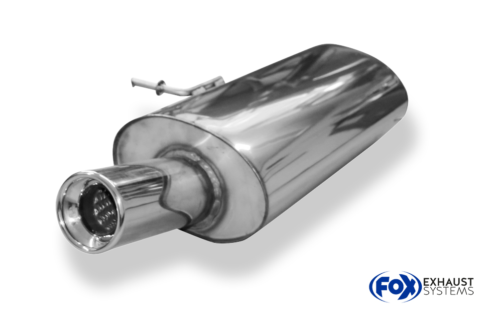 Fox Sportuitlaat VW Sharan Type 7M - 4-Motion/Syncro Achterdemper - 1x90 Type 13