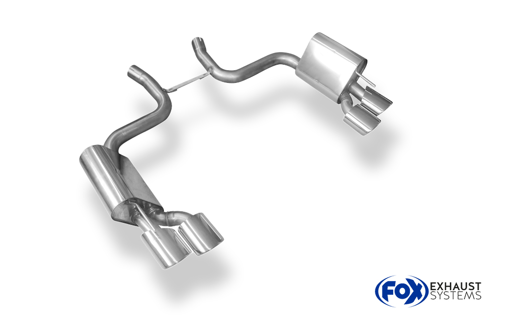 Fox Sportuitlaat Mercedes SL55/SL600 - R230 Achterdemper rechts/links - 2x115x85 Type 32 rechts/links