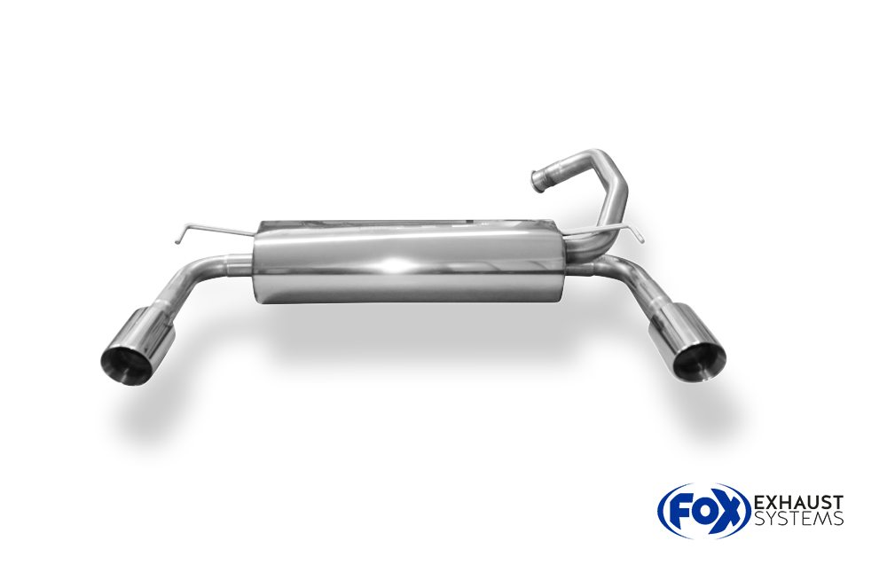 Fox Sportuitlaat Suzuki SX4 - 4x4 Achterdemper rechts/links uitlaat - 1x90 Type 25 rechts/links