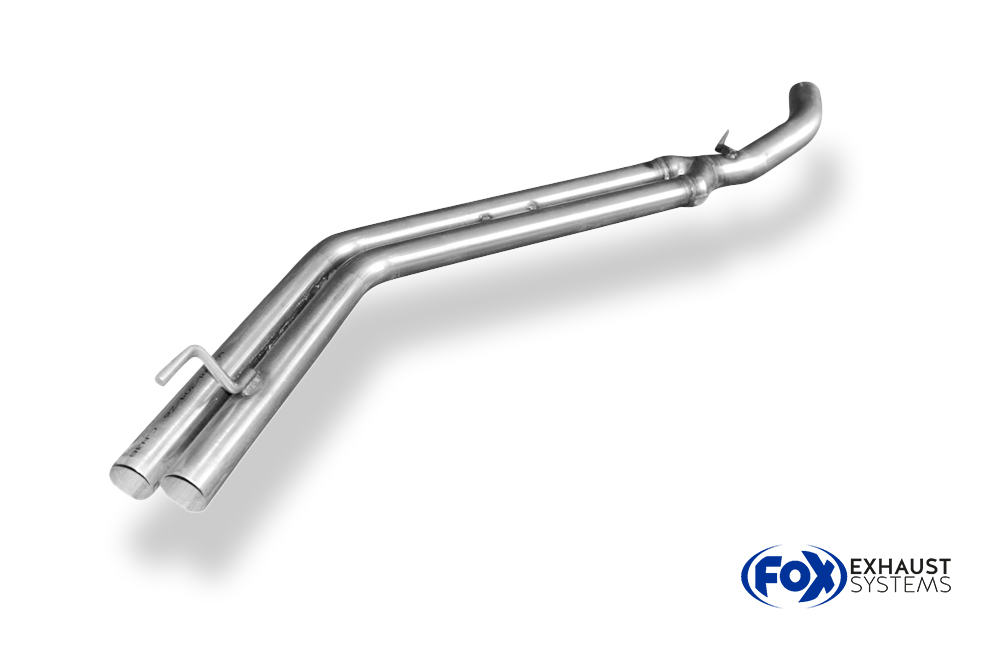 Fox Sportuitlaat VW Bus T4 voordemper vervangingspijp, dubbele doorstroming