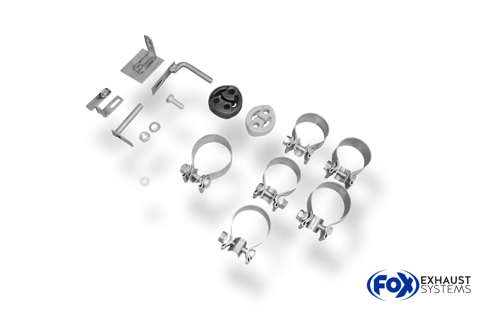 Fox Sportuitlaat VW Bus T5/T6 4motion achterdemper, rechter/linker uitgang - 2x80 Type 13 rechts/links