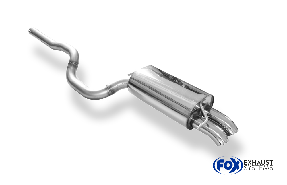 Fox Sportuitlaat VW Bus T5 open laadbak 4x4 dubbele cabine achterdemper - 2x63 type 28