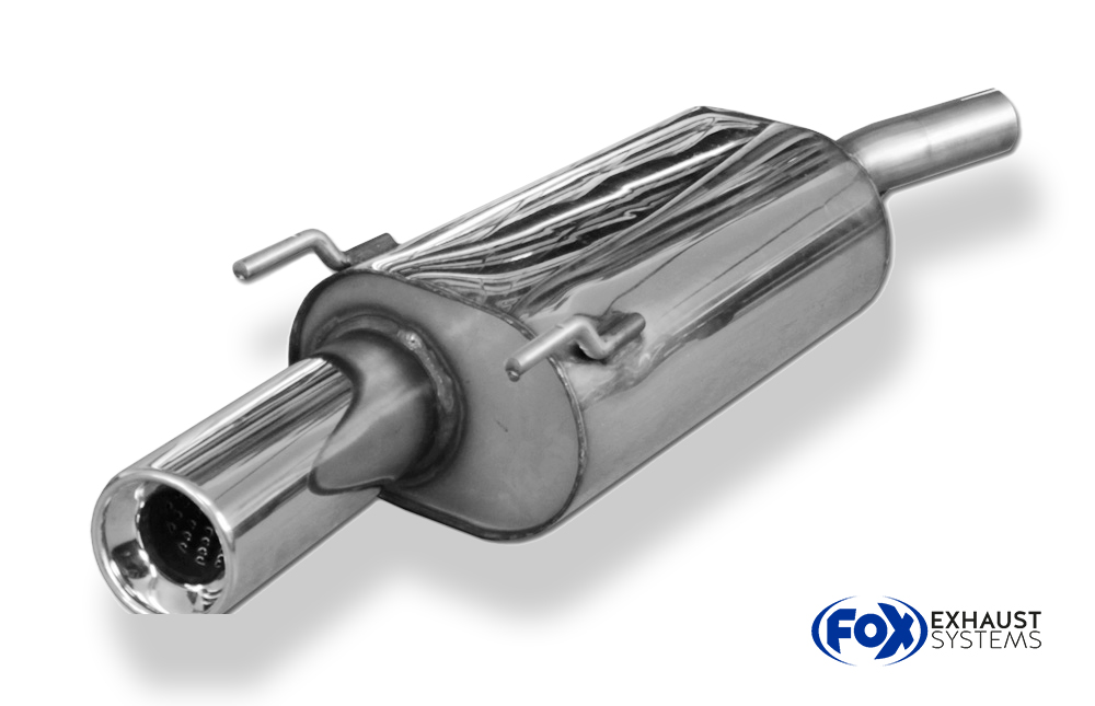 Fox Sportuitlaat Opel Tigra A achterdemper - 1x90 Type 13