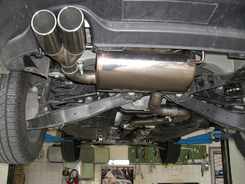 Fox Sportuitlaat VW Tiguan 5N - 4motion achterdemper - 2x80 Type 17