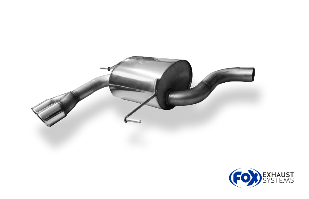 Fox Sportuitlaat VW Tiguan II Diesel - 4motion Achterdemper - 2x80 Type 16