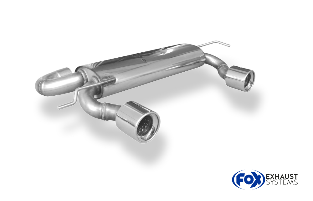 Fox Sportuitlaat Audi TT Type 8N quattro achterdemper, rechter/linker uitlaat - 1x100 Type 13 rechts/links