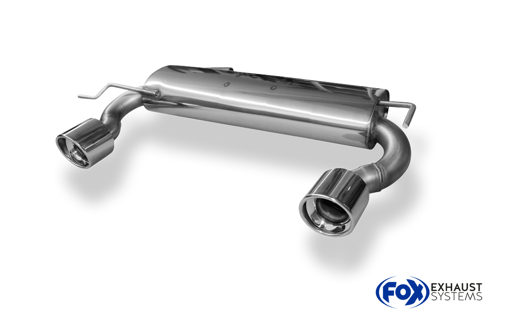 Fox Sportuitlaat Audi TT Type 8N quattro achterdemper, rechter/linker uitlaat - 1x100 Type 17 rechts/links
