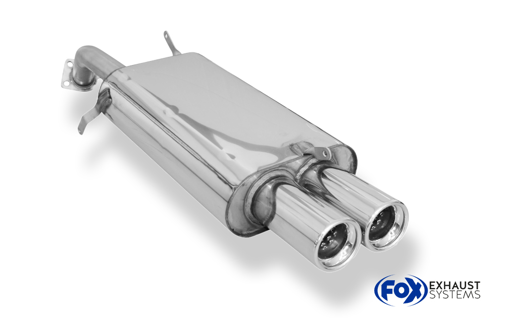 Fox Sportuitlaat Volvo V40/S40 achterdemper - 2x80 Type 13