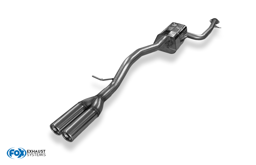 Fox Sportuitlaat Volvo V50/S40 II achterdemper - 2x76 Type 13