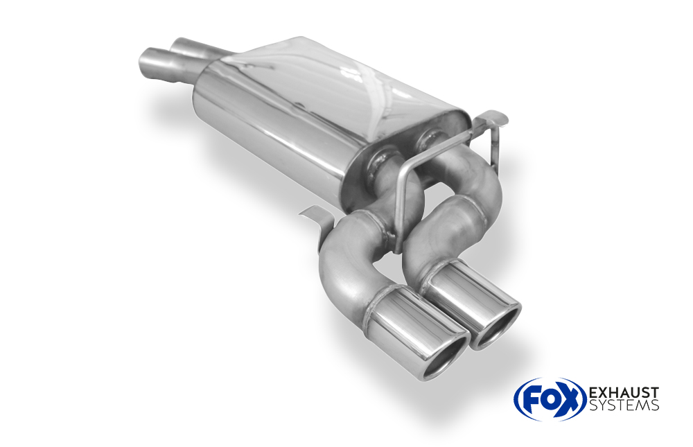 Fox Sportuitlaat Audi V8 Type D11 achterdemper - 2x70 Type 16