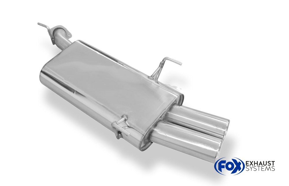 Fox Sportuitlaat Opel Vectra B - Bouwjaar 1994-9/99 Achterdemper &Oslash;55mm - 2x80 Type 13