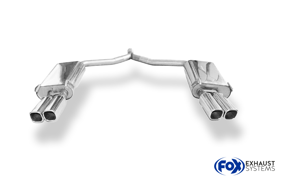 Fox Sportuitlaat Opel Vectra C Caravan achterdemper rechts/links dubbele uitlaat - 2x78x75 Type 70 rechts/links