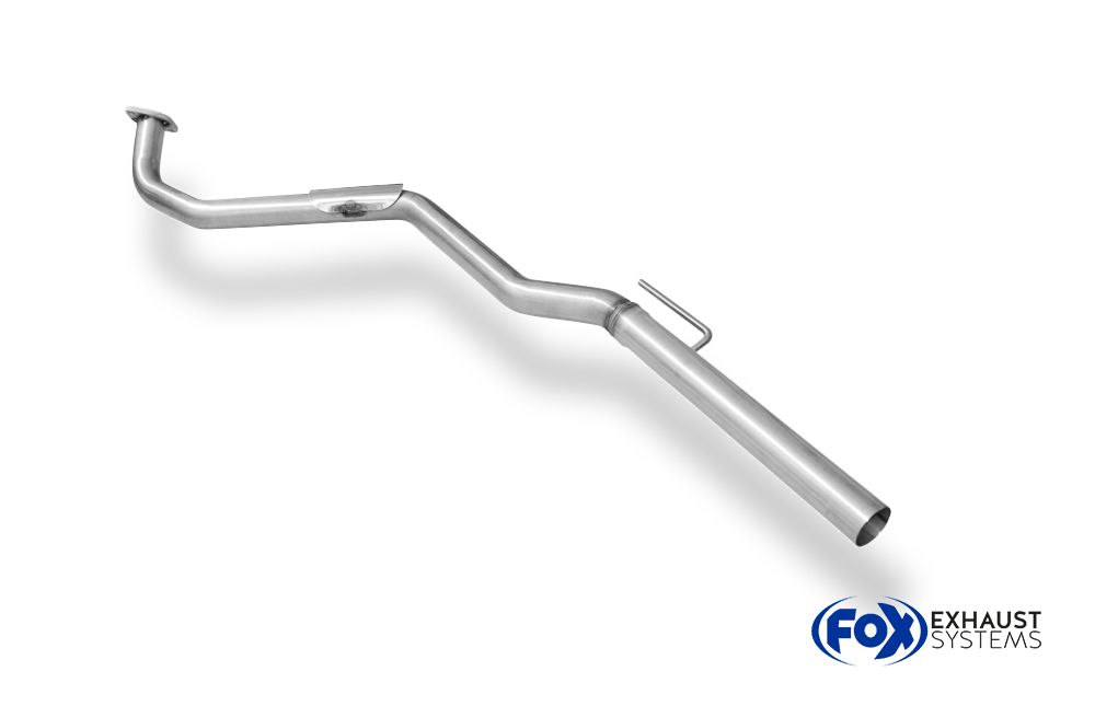 Fox Sportuitlaat Vervangingspijp voor de voordemper van de Hyundai Veloster