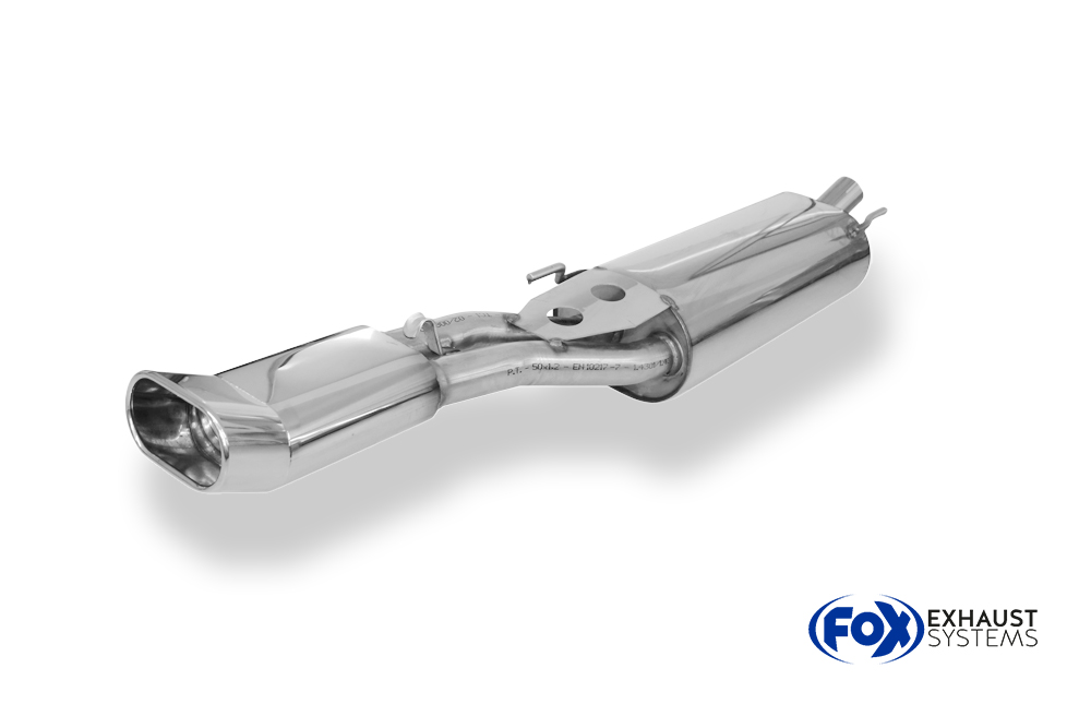 Fox Sportuitlaat VW Vento achterdemper - 135x80 Type 57