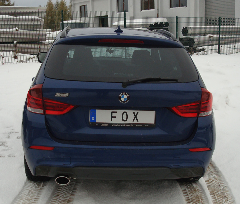 Fox Sportuitlaat BMW X1 - X84 Diesel Achterdemper - 115x85 Type 32