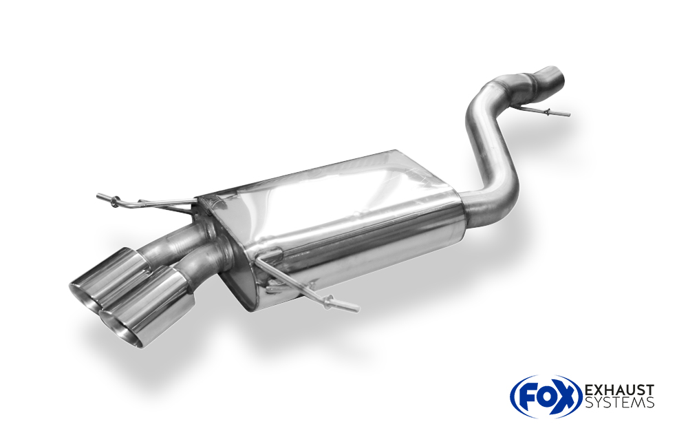 Fox Sportuitlaat BMW X1 - X84 Benzine Achterdemper - 2x80 Type 25