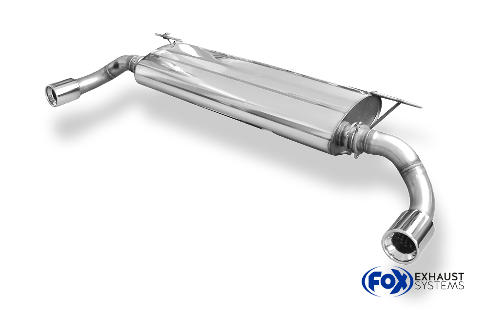 Fox Sportuitlaat BMW X5 Type E70 Diesel Achterdemper Dwarsuitlaat Rechts/Links - 1x90 Type 13 Rechts/Links