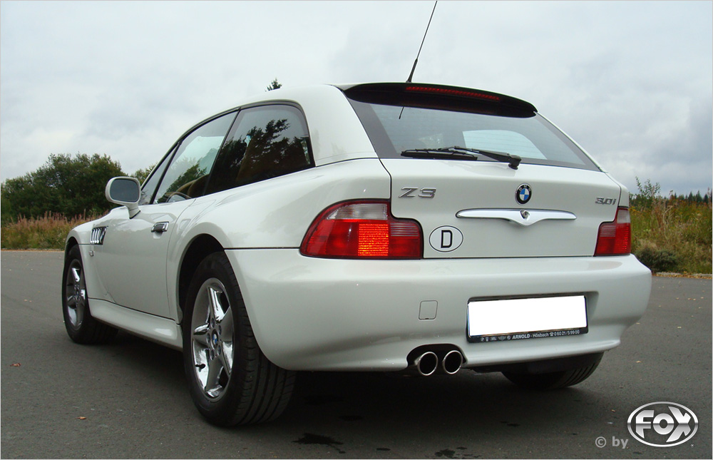 Fox Sportuitlaat BMW Z3/Z3 Coup&eacute; 3.0l Achterdemper - 2x80 Type 17