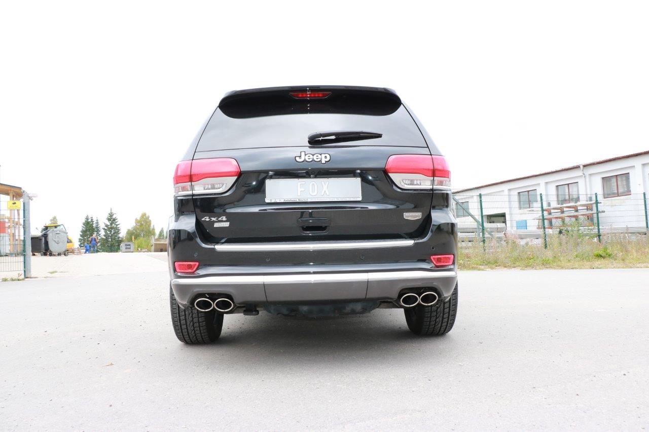 Fox Sportuitlaat Achterdemper rechts/links voor Jeep Grand Cherokee WKII vanaf 2014 - 2x106x71 Type 32 rechts/links