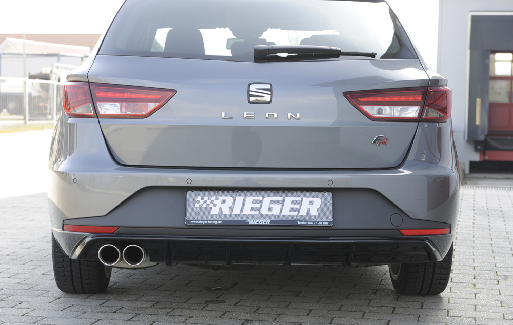 Rieger Tuning diffuser Glanzend Zwart Seat Leon FR ST 5F